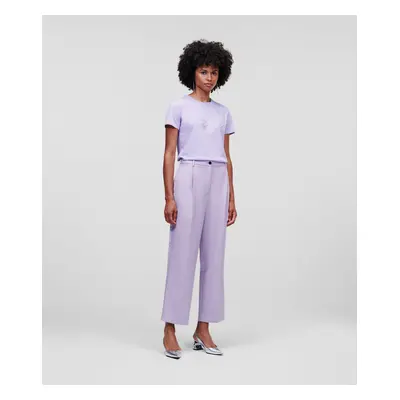 Nadrág Karl Lagerfeld Tailored Pants Lavender