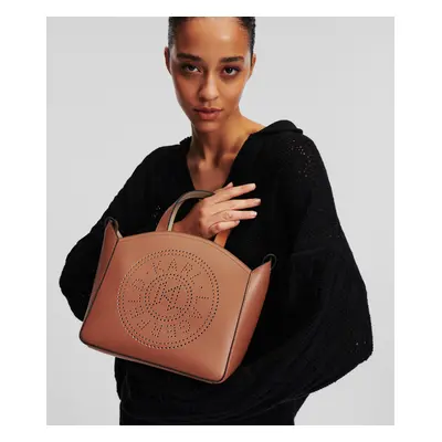 Retikül Karl Lagerfeld K/Circle Lg Tote Perforated Sudan Brown