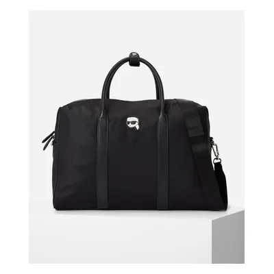 Táska Karl Lagerfeld K/Ikonik 2.0 Nylon Weekender Black