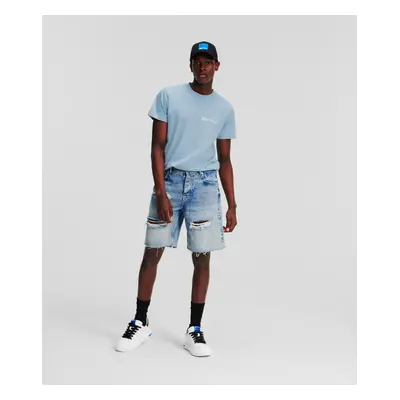 Rövidnadrág Karl Lagerfeld Jeans Klj Relaxed Denim Short Blue Heavy