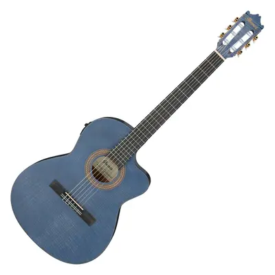 Ibanez GA5FMTCE-OB Berry Blue Elektro-klasszikus gitár