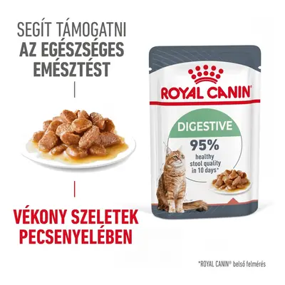 Royal Canin Digestive Care - szószos nedves táp érzékeny emésztésű felnőtt macskák részére x g