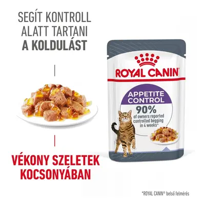 Royal Canin Appetite Control Care - étvágyat kontrolláló zselés nedves táp felnőtt macskák részé