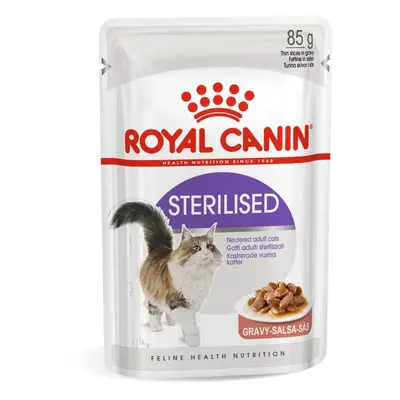 Royal Canin Sterilised Gravy - ivartalanított felnőtt macska szószos nedves táp x g