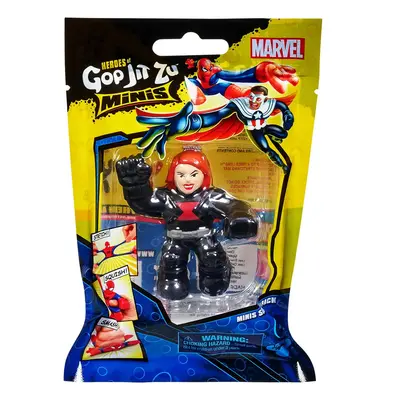 Marvel: Goo Jit Zu mini játékfigura - Fekete özvegy