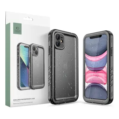 Tech-Protect ShellBox IP68 tok, iPhone 11, fekete