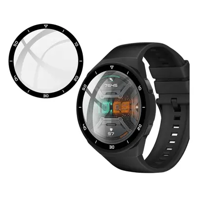 2in1 tok üveggel a Huawei Watch GT 2e telefonhoz, fekete