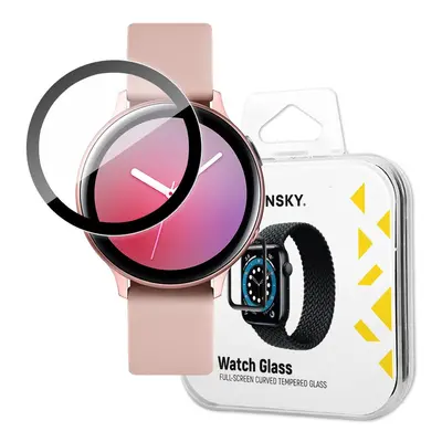 Wozinsky Watch Glass hibrid üveg, Samsung Galaxy Watch Active 44 mm, fekete