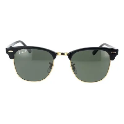 Ray-ban Occhiali da Sole Clubmaster RB3016 901/58 Polarizzati Napszemüvegek Fekete