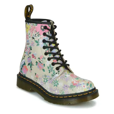 Dr. Martens FLORAL MASH UP Csizmák Bézs