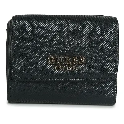 Guess LAUREL (ZG) SLG CARD COIN PURSE Pénztárcák Fekete