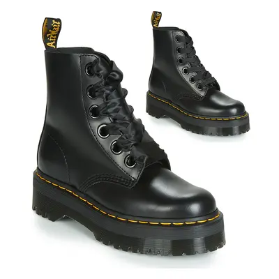 Dr. Martens MOLLY BLACK BUTTERO Csizmák Fekete