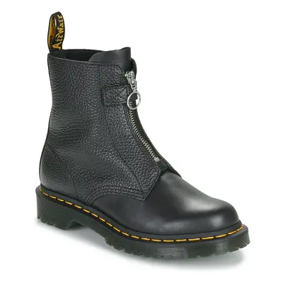 Dr. Martens FRONT ZIP BLACK WANAMA Csizmák Fekete