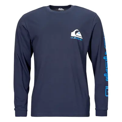 Quiksilver COMP LOGO LS Hosszú ujjú pólók Tengerész