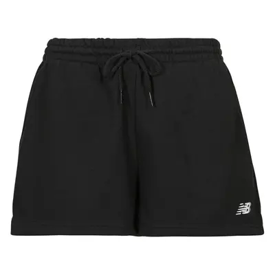 New Balance FRENCH TERRY SHORT Rövidnadrágok Fekete