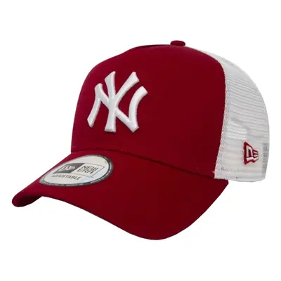 New-Era New York Yankees MLB Clean Cap Baseball sapkák Piros