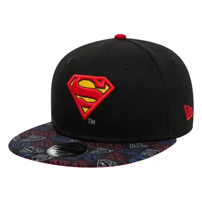 New-Era Super Aop Superman Kids Cap Baseball sapkák Fekete