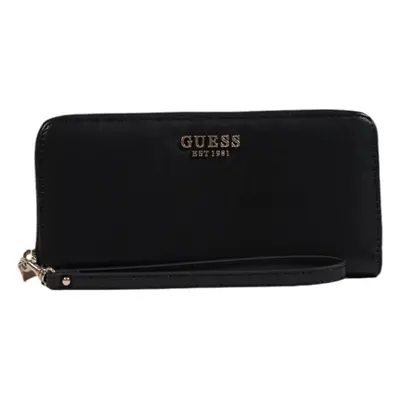 Guess LAUREL SLG LARGE ZIP AROUND SWVC85 Pénztárcák Fekete