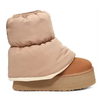 UGG CLASSIC MINI DIPPER PUFFER Csizmák Barna