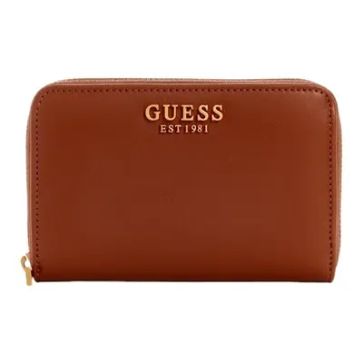 Guess LAUREL SLG MEDIUM ZIP AROUND Pénztárcák Barna