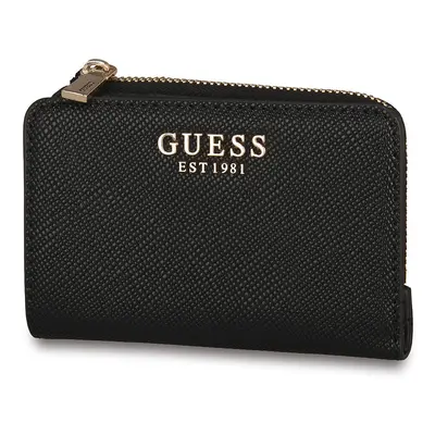 Guess BLA LAUREL SLG ZIP Pénztárcák Fekete