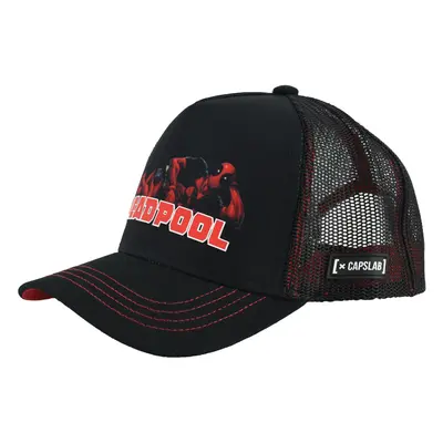 Capslab Marvel Deadpool Cap Baseball sapkák Fekete