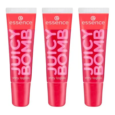 Essence Set of Juicy Bomb Shiny Lip Glosses - Poppin' Pom Szájfény Rózsaszín