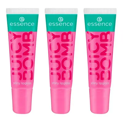 Essence Set of Juicy Bomb Shiny Lip Glosses - Witty Water Szájfény Rózsaszín