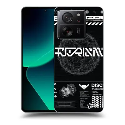 Átlátszó szilikon tok az alábbi mobiltelefonokra Xiaomi 13T Pro - BLACK DISCO