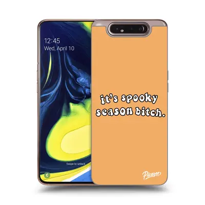 Átlátszó szilikon tok az alábbi mobiltelefonokra Samsung Galaxy A80 A805F - Spooky season