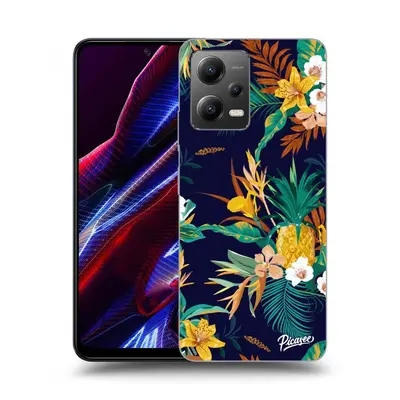 Fekete szilikon tok az alábbi mobiltelefonokra Xiaomi Poco X5 - Pineapple Color