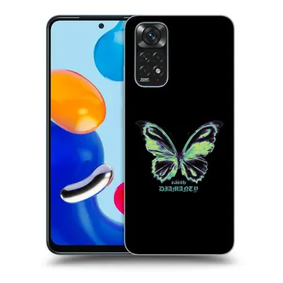 Átlátszó szilikon tok az alábbi mobiltelefonokra Xiaomi Redmi Note 11S 4G - Diamanty Blue