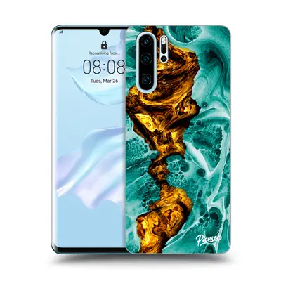 Átlátszó szilikon tok az alábbi mobiltelefonokra Huawei P30 Pro - Goldsky