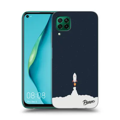 Fekete szilikon tok az alábbi mobiltelefonokra Huawei P40 Lite - Astronaut