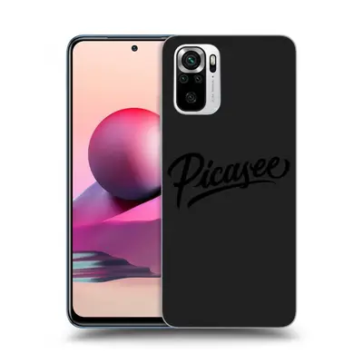 Fekete szilikon tok az alábbi mobiltelefonokra Xiaomi Redmi Note 10S - Picasee - black