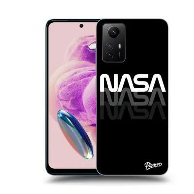 Fekete szilikon tok az alábbi mobiltelefonokra Xiaomi Redmi Note 12S - NASA Triple