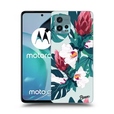 Átlátszó szilikon tok az alábbi mobiltelefonokra Motorola Moto G72 - Rhododendron