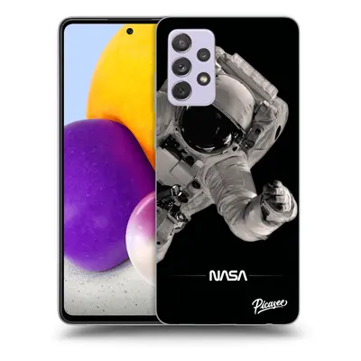 Fekete szilikon tok az alábbi mobiltelefonokra Samsung Galaxy A72 A725F - Astronaut Big