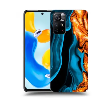 Fekete szilikon tok az alábbi mobiltelefonokra Xiaomi Redmi Note 11S 5G - Gold blue