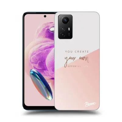 Átlátszó szilikon tok az alábbi mobiltelefonokra Xiaomi Redmi Note 12S - You create your own opp