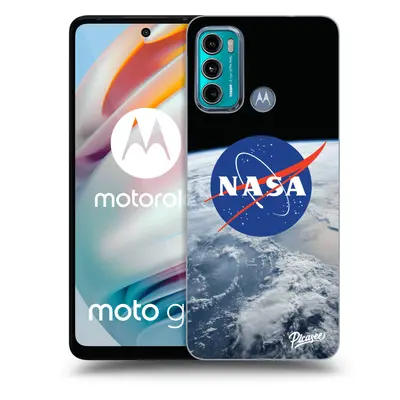 Fekete szilikon tok az alábbi mobiltelefonokra Motorola Moto G60 - Nasa Earth