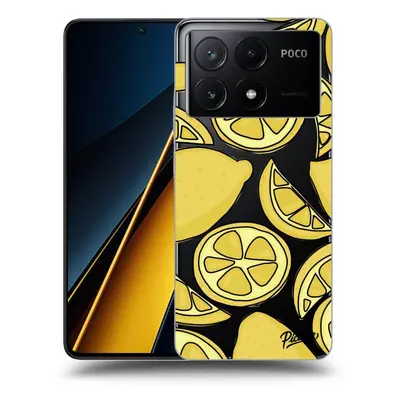 Átlátszó szilikon tok az alábbi mobiltelefonokra Xiaomi Poco X6 Pro - Lemon