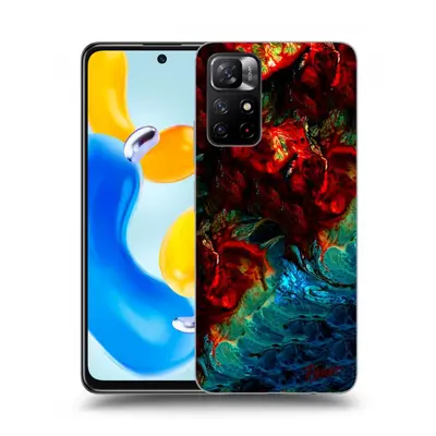 Fekete szilikon tok az alábbi mobiltelefonokra Xiaomi Redmi Note 11S 5G - Universe