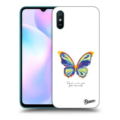 Fekete szilikon tok az alábbi mobiltelefonokra Xiaomi Redmi 9AT - Diamanty White