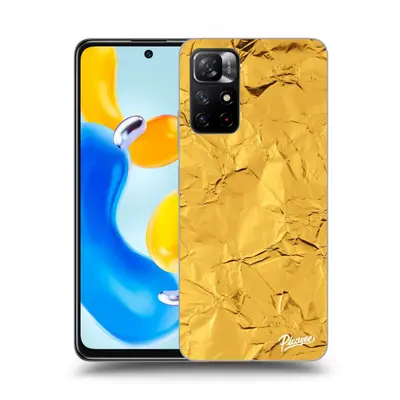 Fekete szilikon tok az alábbi mobiltelefonokra Xiaomi Redmi Note 11S 5G - Gold