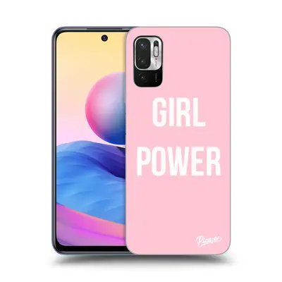 Fekete szilikon tok az alábbi mobiltelefonokra Xiaomi Redmi Note 5G - Girl power