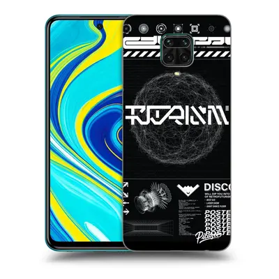 Fekete szilikon tok az alábbi mobiltelefonokra Xiaomi Redmi Note 9S - BLACK DISCO