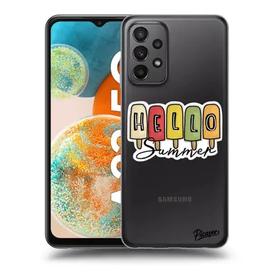 Átlátszó szilikon tok az alábbi mobiltelefonokra Samsung Galaxy A23 A236B 5G - Ice Cream