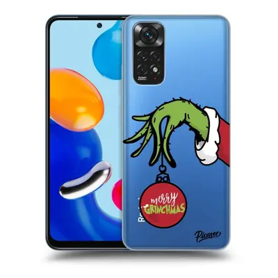 Átlátszó szilikon tok az alábbi mobiltelefonokra Xiaomi Redmi Note 11S 4G - Grinch