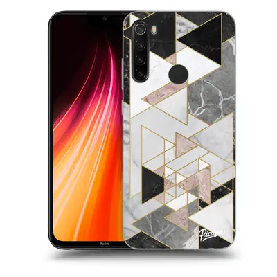 Fekete szilikon tok az alábbi mobiltelefonokra Xiaomi Redmi Note 8T - Light geometry